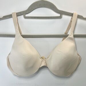 Victoria’s Secret IPEX Full Coverage Neutral Cream Adjustable Strap Bra 34C